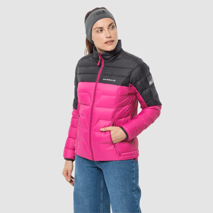 Chamarra Pluma Jack Wolfskin Dna Tundra Mujer Rosas Mexico-6531792